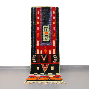 Moroccan Vintage Runner Rug 2.5 x 7.9 feet / 77 x 242 cm - Ettilux Home